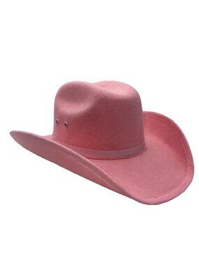 El Mayor Cowgirl Cowboy Hat Pink Sz M EUC RARE BEYONCÉ COUNTRY LINE DANCE